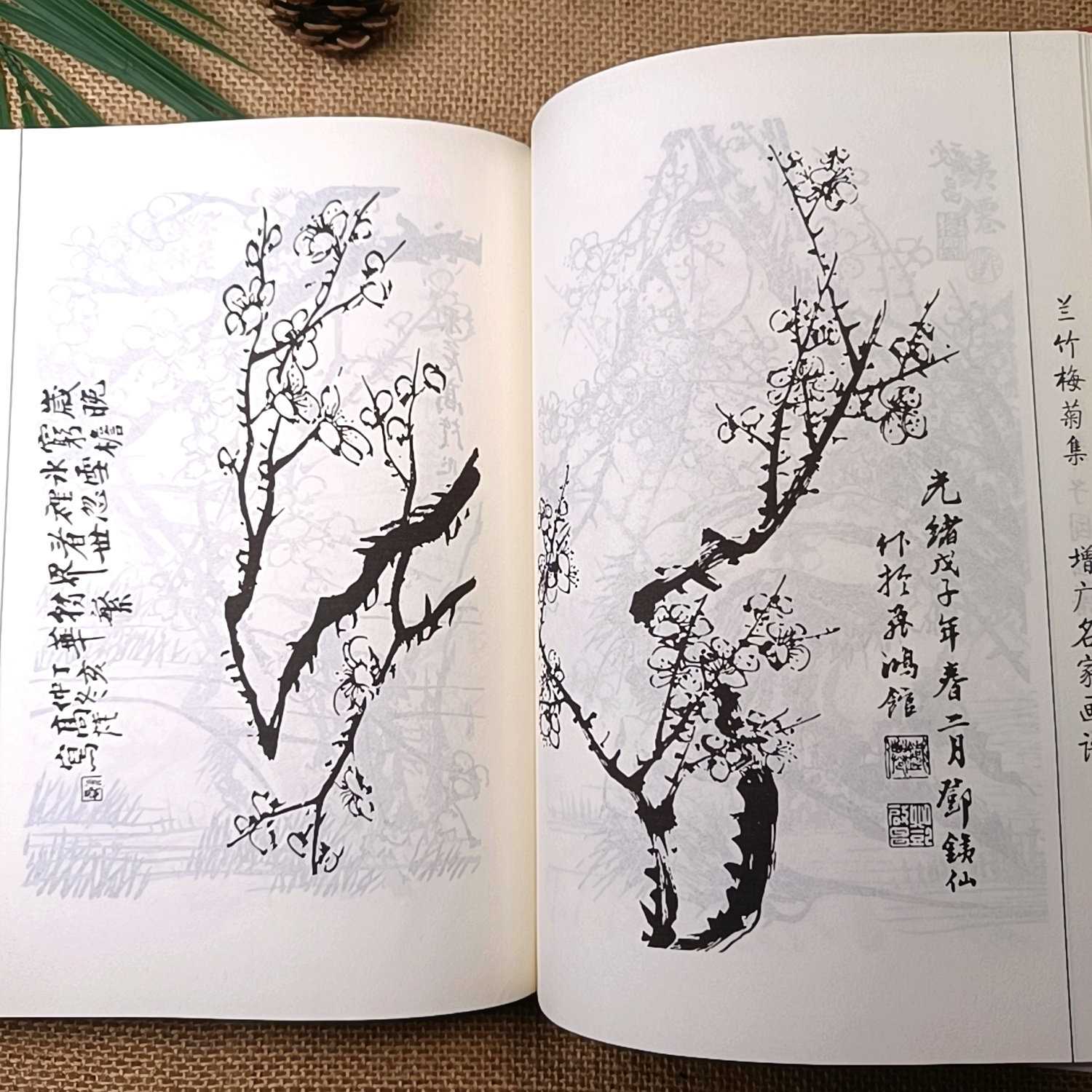 正版精装芥子园画谱画传全4册