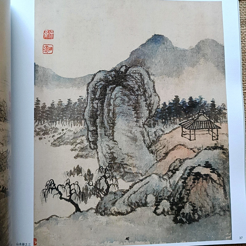正版石涛山水画册石涛画集国画山水临摹画册黄公望黄宾虹八大山人弘仁山水册渐江石溪明末清初四僧山水画集
