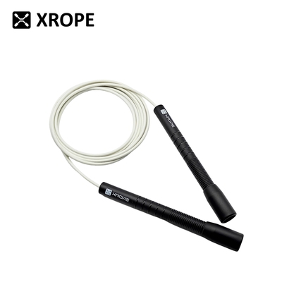 4mm粗TPU包胶钢丝绳长柄XROPE竞速花样花式跳绳中学中考专用竞技