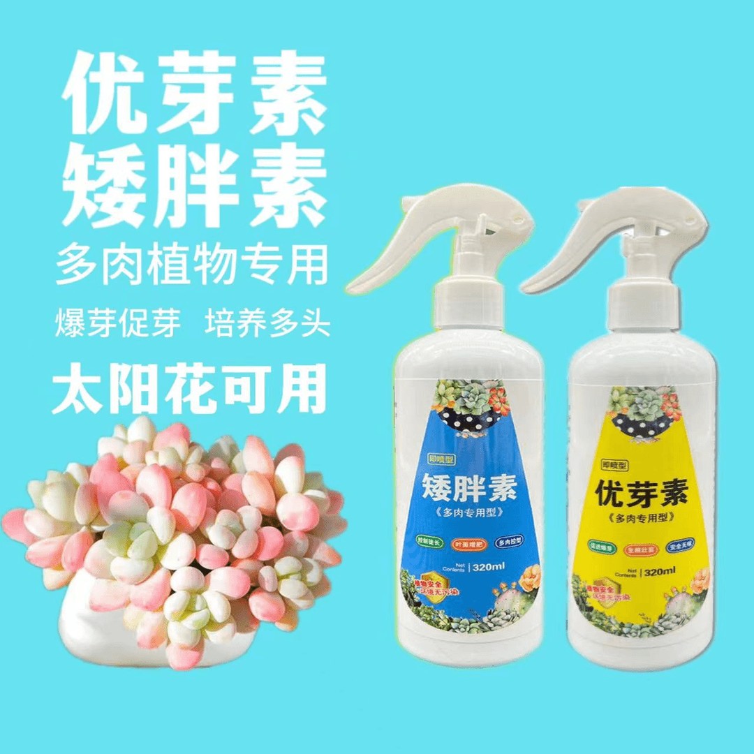 多肉专用矮胖素直喷适用多肉植物营养液绿植营养液喷洒增肥优芽素