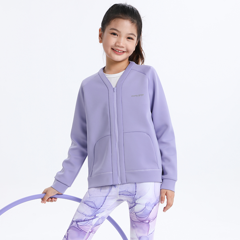 萌格格女童外套夹克棒球服