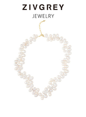 ZIVGREY天然淡水珍珠项链女颈链气质轻奢小众高级感锁骨链礼物