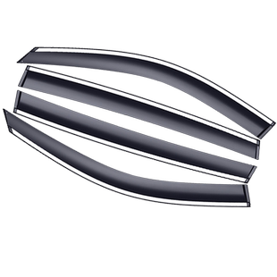 红旗EQM5专用晴雨挡E-QM5车窗雨眉配件大全改装挡雨汽车用品PLUS