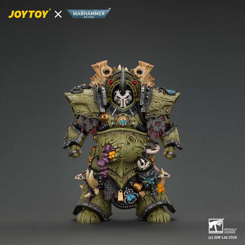 thumbnail for JOYTOY Dark Source Warhammer 40K Death Guard Typhons & Plague Warrior 1:18 Movable Soldier Humanoid Play