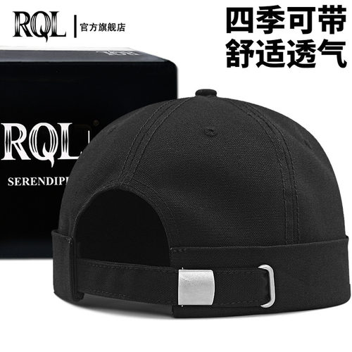 大码雅痞古潮韩版百搭瓜皮帽春夏