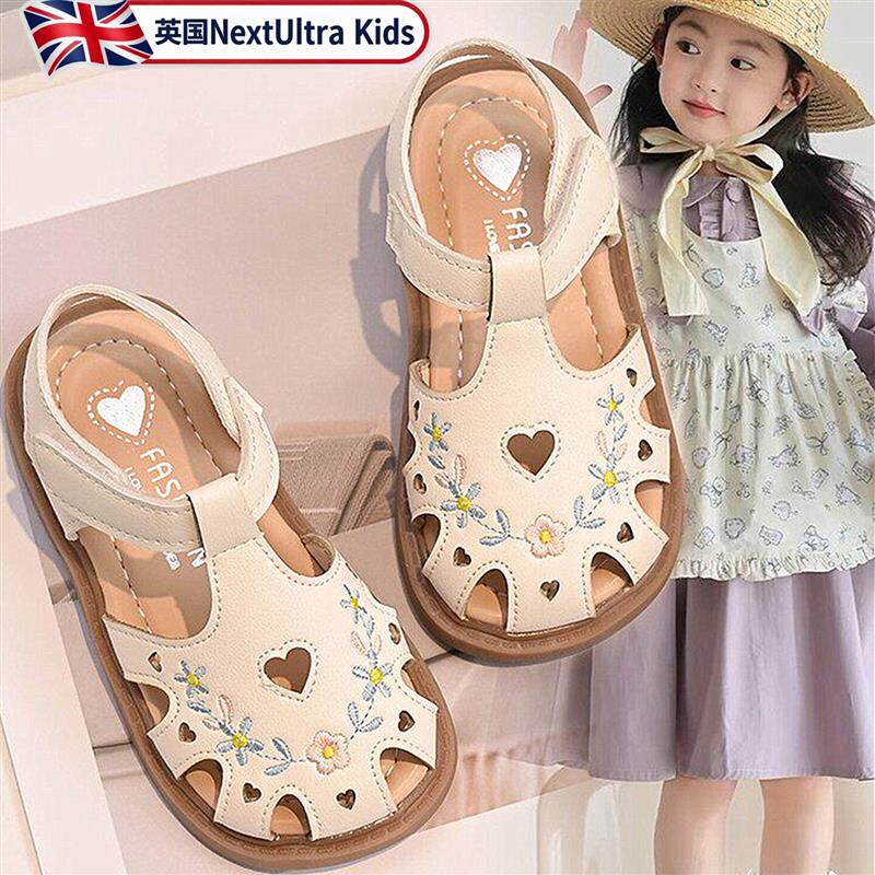 英国NU凉鞋女款2026新款儿童防滑公主软底鞋女童高颜值凉鞋包厂家