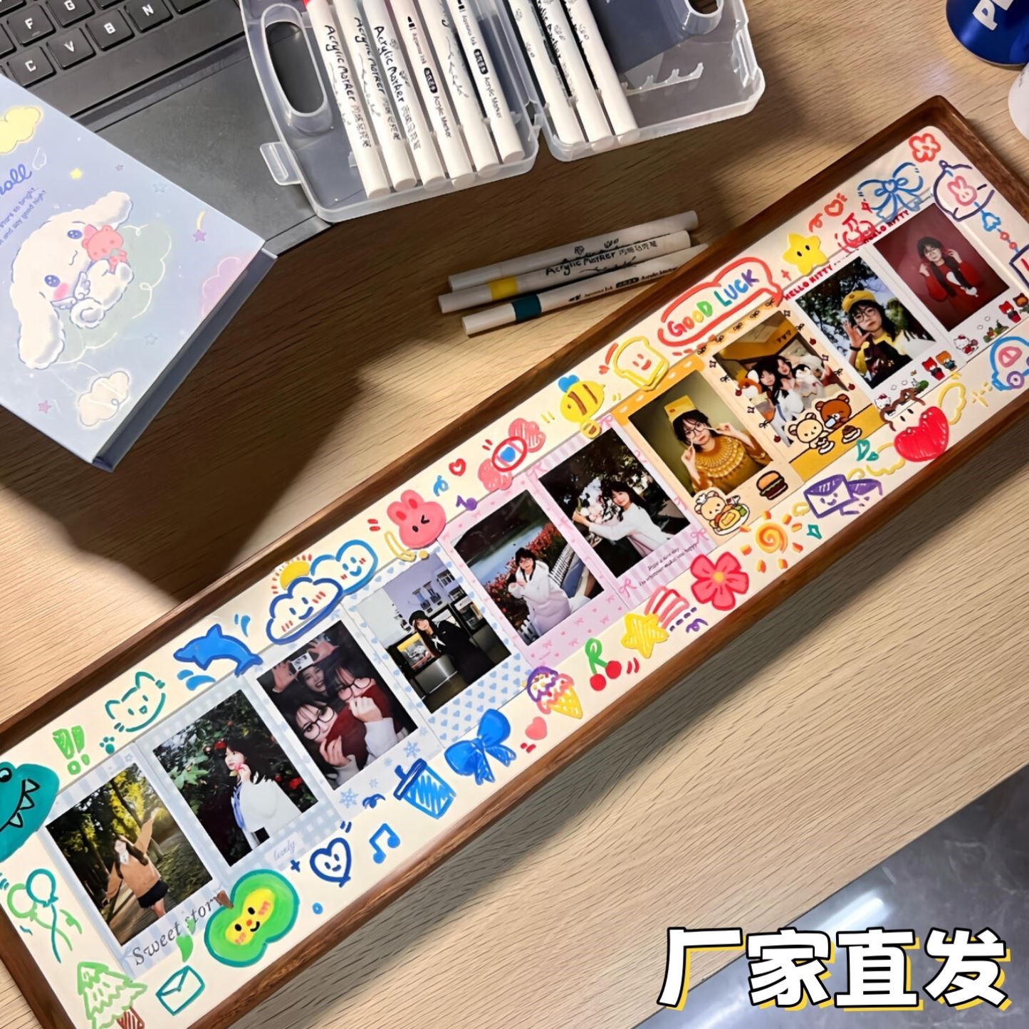 相框空框带玻璃拍立得照片纪念框