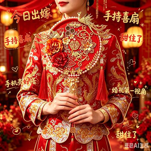 婚礼第一视角手机壳材料包