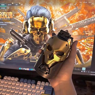 三角洲行动蚀金玫瑰红狼烟雾弹cos道具挂件礼物模玩桌面摆件周边