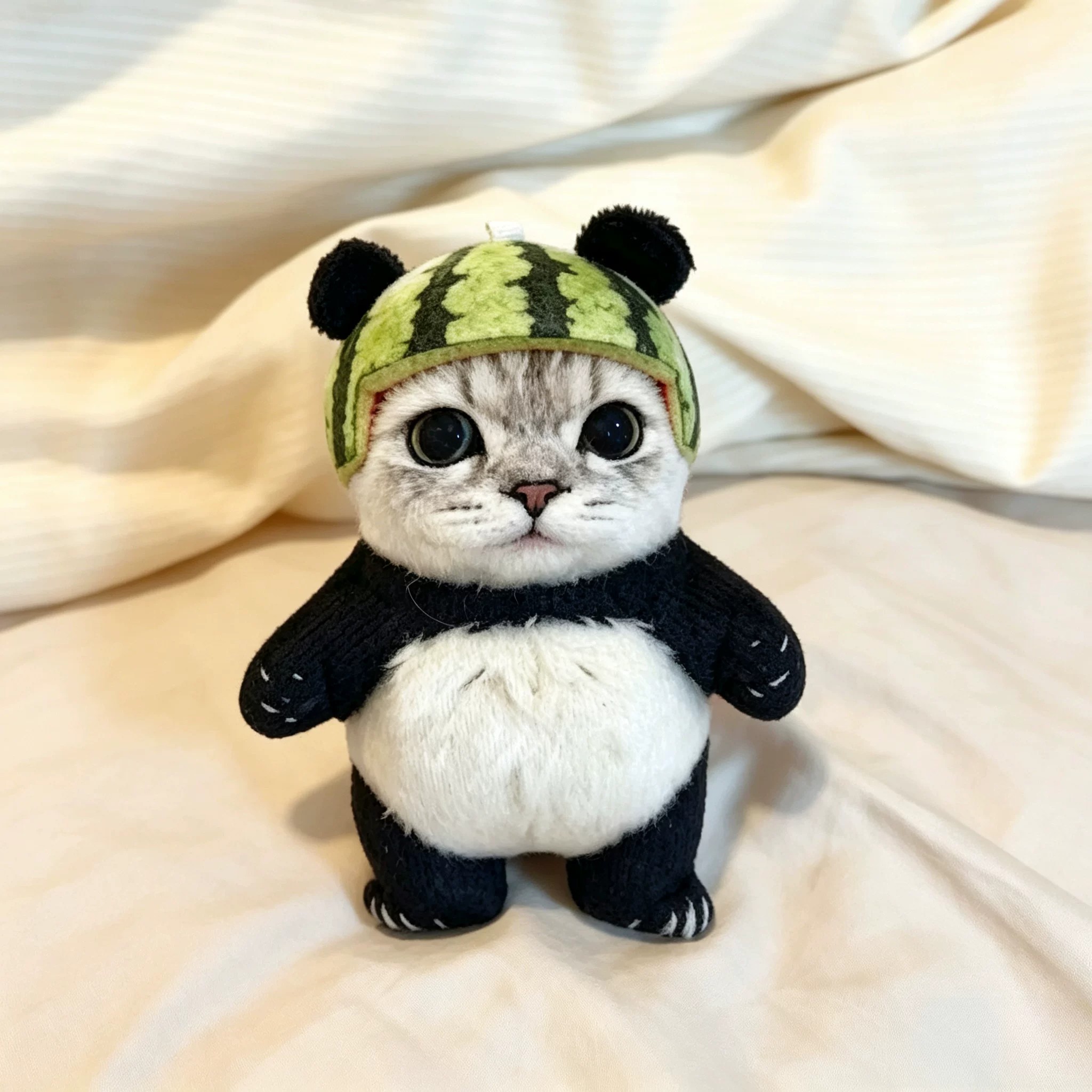 仿真熊猫公仔书包挂件先发现货