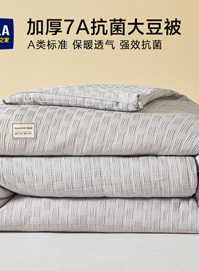 海澜之家A类大豆纤维被子冬被加厚保暖被芯春秋冬天冬季单人棉被