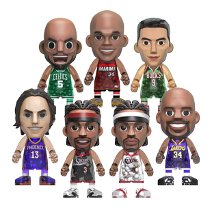 王牌化身正版NBA传奇球星艾弗森奥尼尔球星可动手办科比易建联