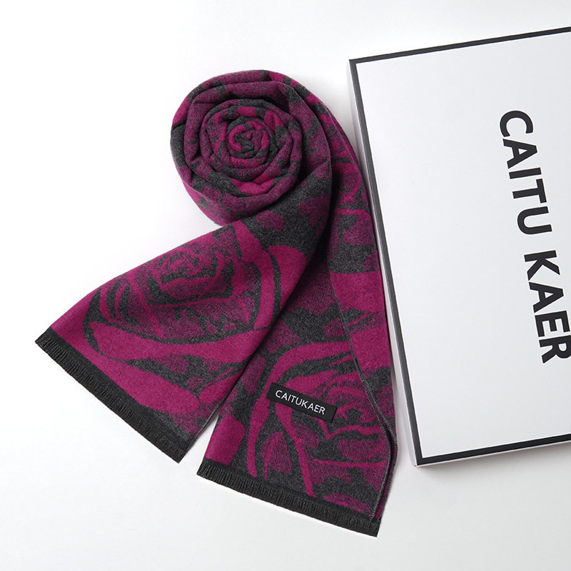 适合老年人的围巾秋冬女士百搭保暖送长辈妈妈老人奶奶长围脖礼物