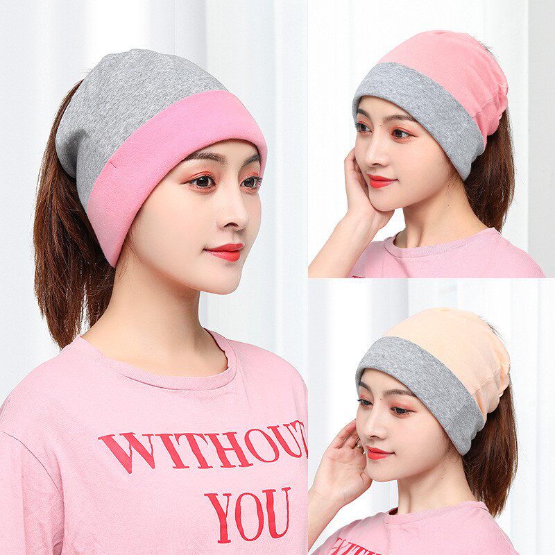 月子帽子产后产妇坐孕妇女款睡帽晚上睡觉戴的睡眠棉质头巾秋冬季