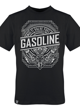 active region中国台湾AR潮机车复古哈雷摩托车半袖纯棉t恤1012