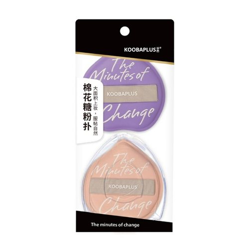 KOOBAPLUS谷芭棉花糖粉扑 大面积上妆服帖自然软弹亲肤干湿两用