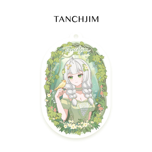 TANCHJIM天使吉米浅野天琪绿意仙境主题香卡香片书签香薰耳机周边