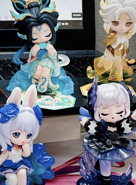 新品MINISO名创优品王者荣耀合作款水晶峡谷系列盲盒潮玩手办摆件
