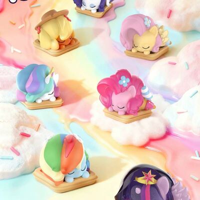 MINISO名创优品小马宝莉甜筒系列盲盒潮玩桌面摆件可爱送人女礼物