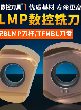BLMP数控铣刀片快进给双面开粗BLMP刀杆TFMBL刀盘刀粒0603R/0904R