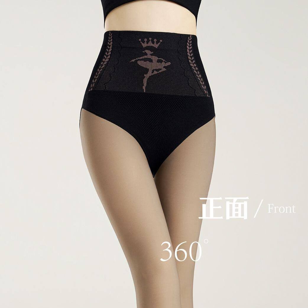 陌小美秋冬200g透肤加绒连裤袜