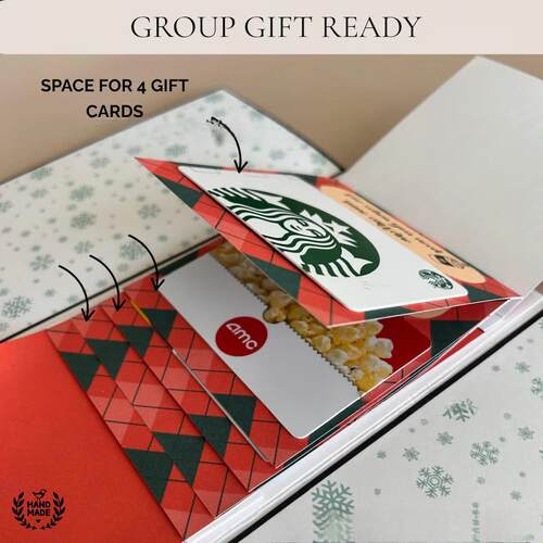 跨境Christmas Gift Card Holder Book礼品卡册节日惊喜