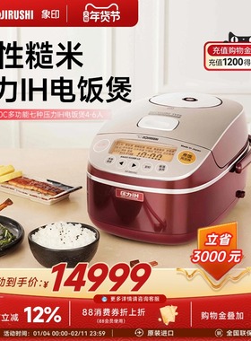 ZOJIRUSHI象印日本原装进口压力IH家用电饭煲AI智能炊煮BSH10C 3L