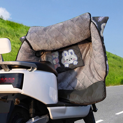 电动车挡风被冬季加绒加厚秋冬款