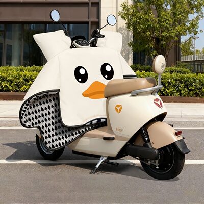 小型电动车挡风被冬季加绒加厚款