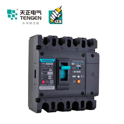 TENGEN天正TGM1NL-250A塑壳漏电断路器三相四线漏电开关总闸250A
