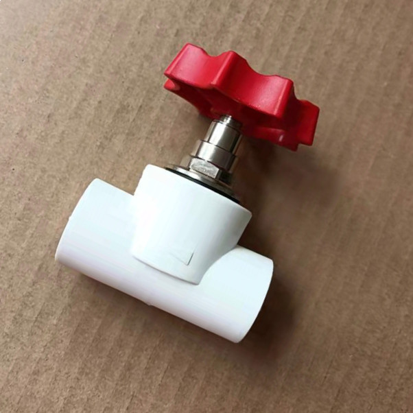 PPR(仿)联塑截止阀白色水管热熔焊接阀门自来水总阀绿色开关4分