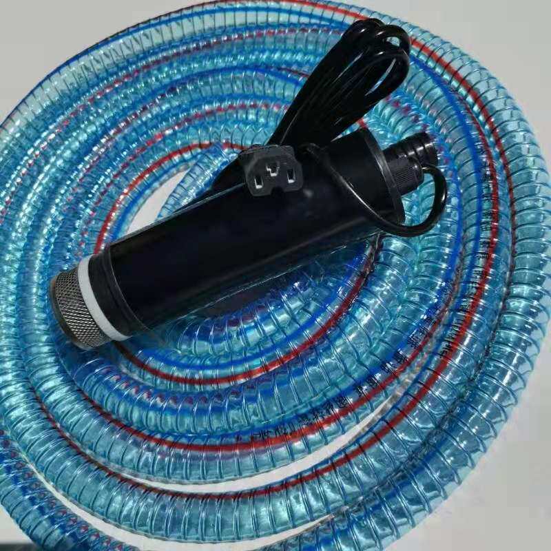 电动抽油泵柴油泵12伏24v48v60v抽水潜水泵油抽子加油枪加油自吸