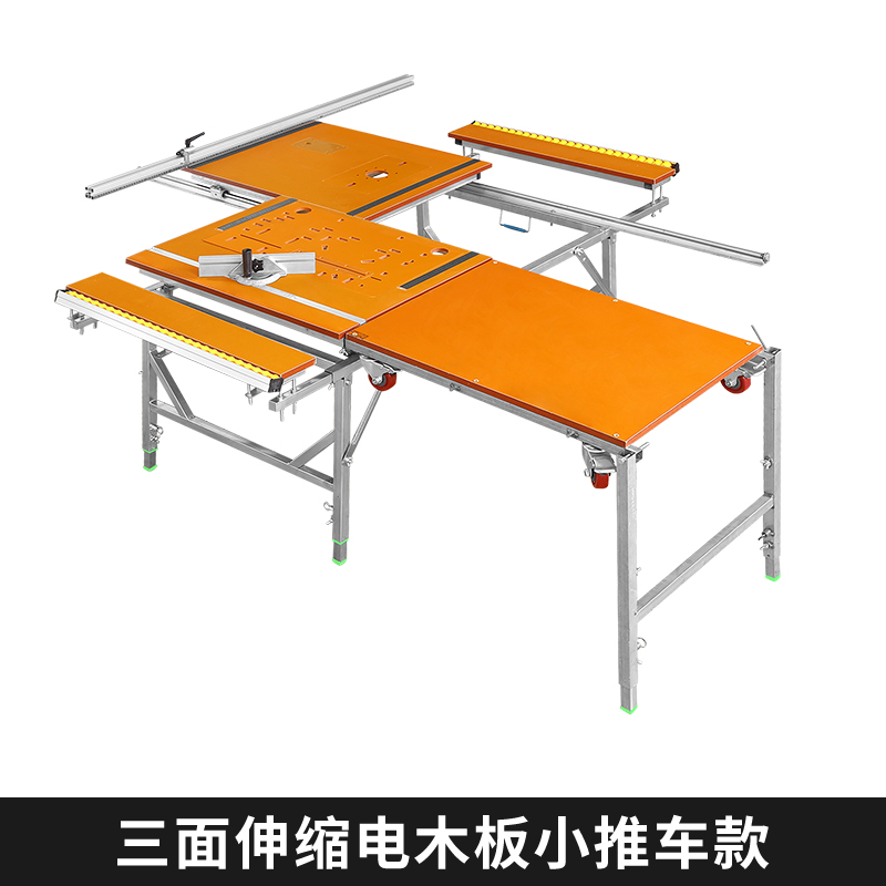 木工工作台多功能装修倒装锯可携式推台锯小型升降操作台摺叠木工
