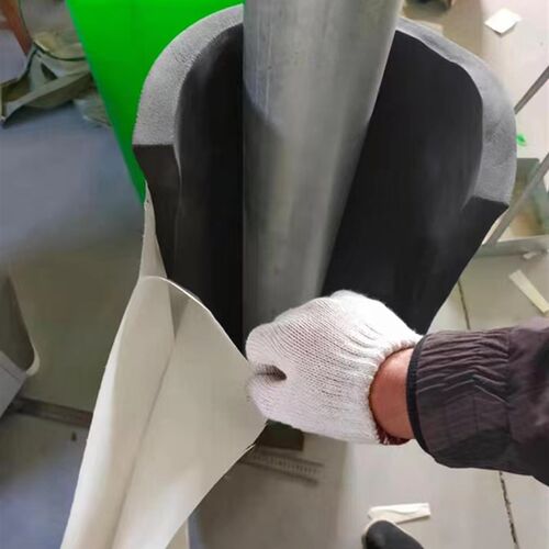 开口式铝箔自粘橡塑保温套管冬季加厚保温棉阻燃室外管道防冻材料