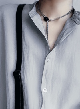 十一N次方银耀石钛钢中性项链