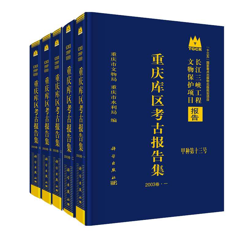 正版现货重庆库区考古报告集·2003卷（全5册）长江三峡工程文物保护项目报告 甲种第十三号 科学出版社