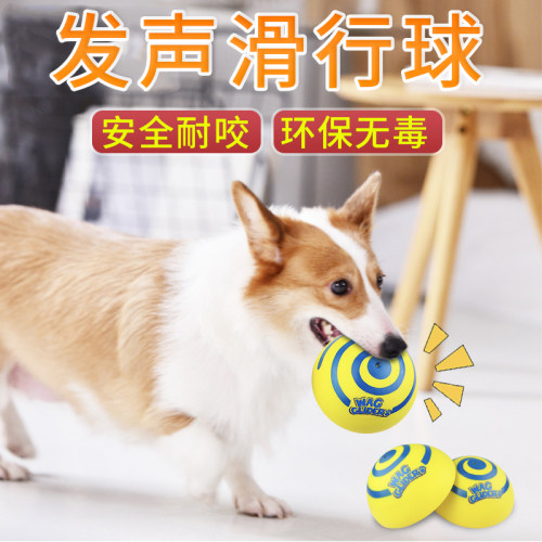 狗狗飞盘发声玩具狗大解闷神器