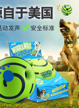 狗狗玩具发声球啃咬自嗨解闷傻笑球滚动怪叫宠物斗法磨牙耐咬难坏