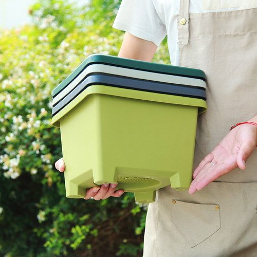 百乐欢加厚款圆形方形球根盆