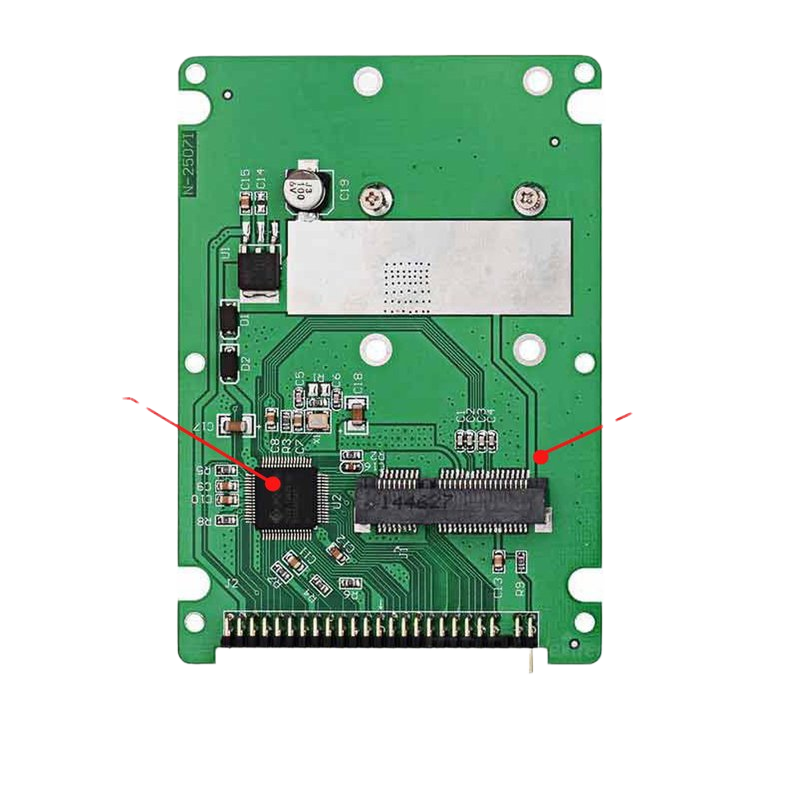 mSATA迷你PCI-E SATA固态硬盘2.5寸IDE 44pin笔记本硬盘盒PATA