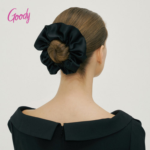 歌妮缎面ins高级感盘发大肠发圈