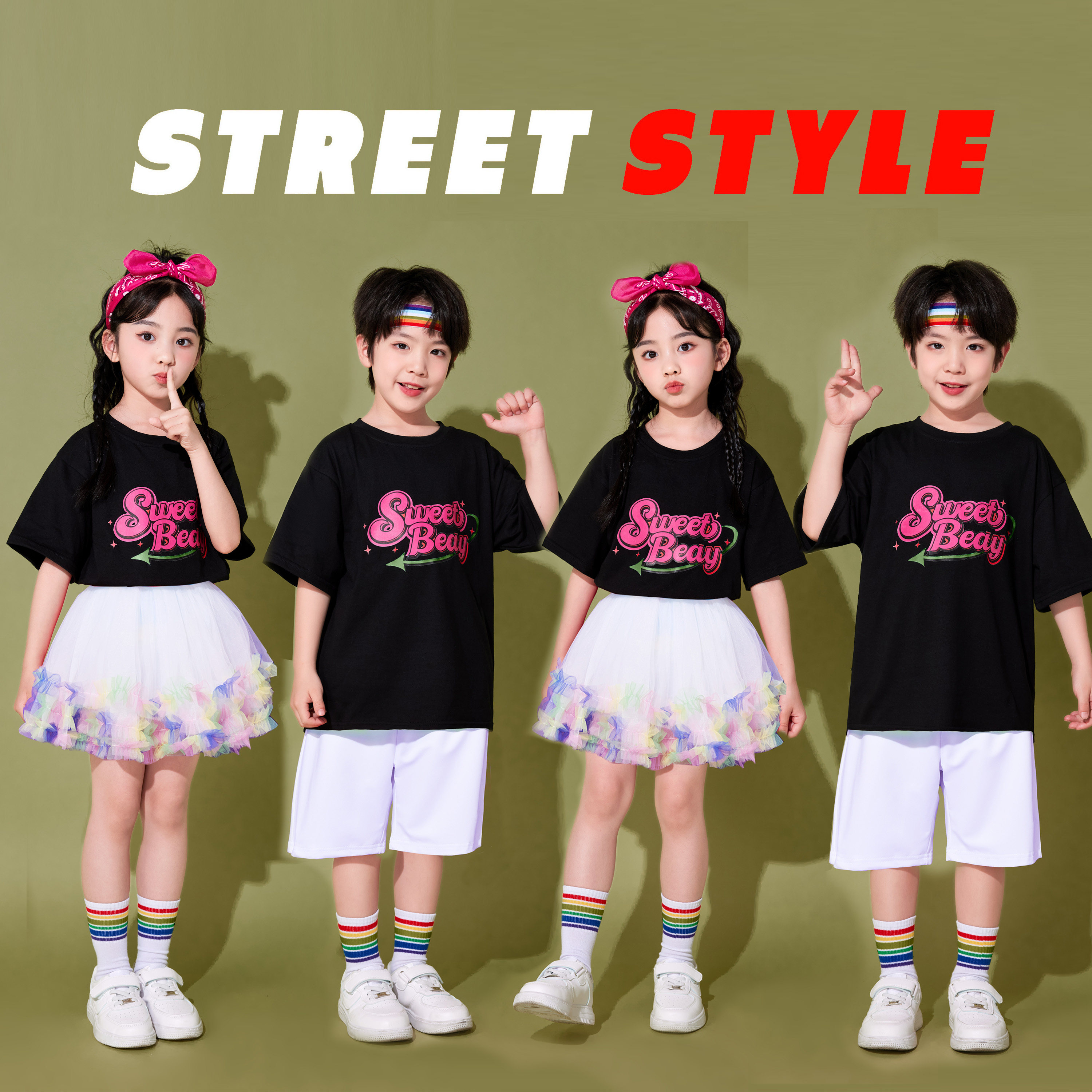 六一女孩纱裙表演服幼儿园毕业服