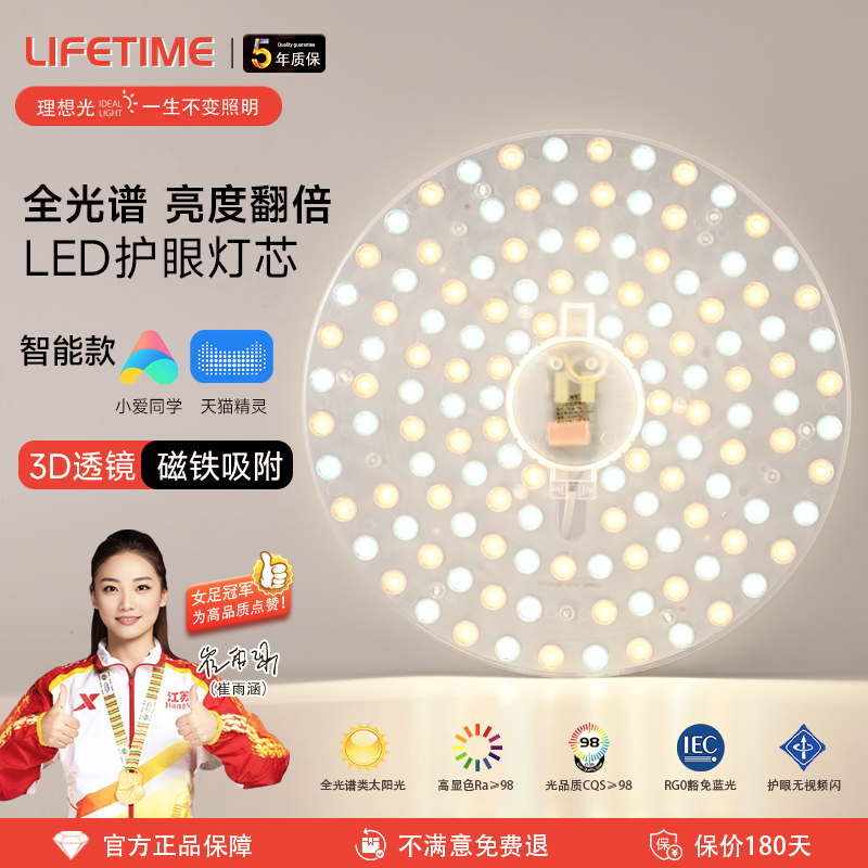 led吸顶灯灯盘替换灯芯