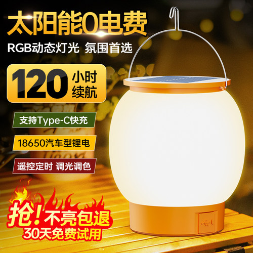 【专利新品】太阳能RGB氛围灯