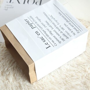 ins纸袋牛皮收纳迷你纸袋 双层加厚北欧风花瓶MW90888