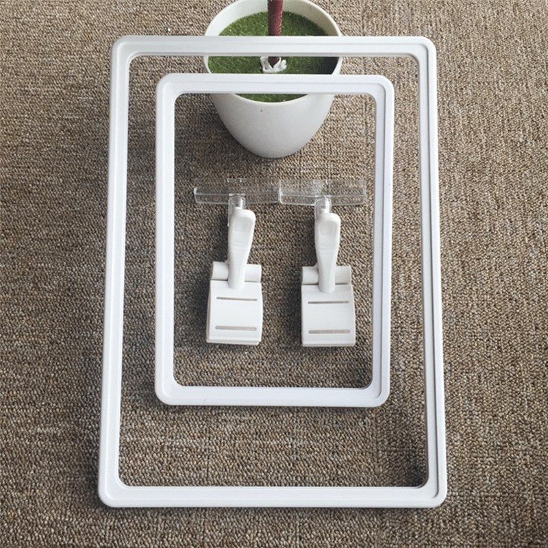 pop框架pop展架广告架海报架标价框产品说明牌促销夹标识牌堆头夹