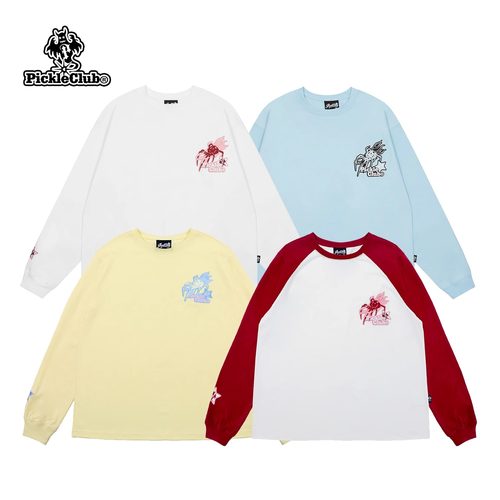 长袖刺绣蜘蛛国潮小刺绣上衣