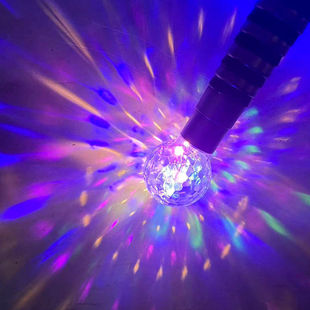 网红发光玩具弹力水晶球小孩儿童玩具地摊夜市摆摊投影球发光管子