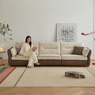 2026年新款［云叙］天禧派布艺沙发亲肤透气客厅简约布沙发2035