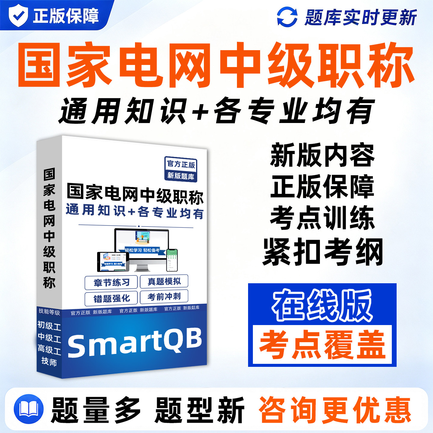 国家电网国网中级职称考试真题库图片